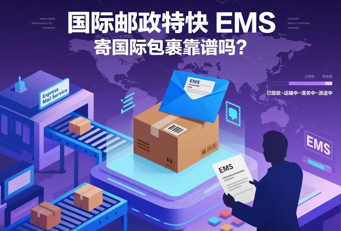 國(guó)際郵政特快EMS寄國(guó)際包裹靠譜嗎？