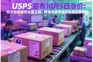 USPS宣布10月5日漲價：四大包裹服務全面上調，跨境賣家需提前布局運費策略