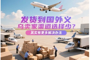 發(fā)貨到國外義烏賣家渠道選擇少？其實有更多解決辦法