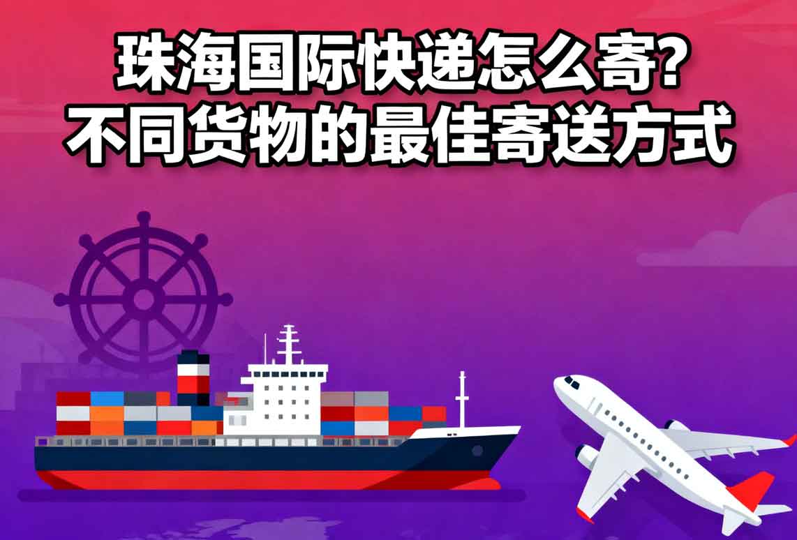 珠海國際快遞怎么寄？不同貨物的最佳寄送方式