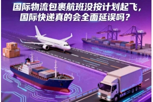 國際物流包裹航班沒按計劃起飛，國際快遞真的會全面延誤嗎？