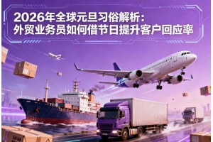 2026年全球元旦習(xí)俗解析：外貿(mào)業(yè)務(wù)員如何借節(jié)日提升客戶回應(yīng)率