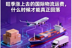 旺季漲上去的國際物流運費，什么時候才能真正回落
