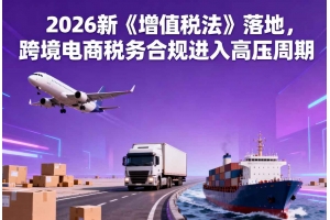 2026新《增值稅法》落地，跨境電商稅務合規進入高壓周期