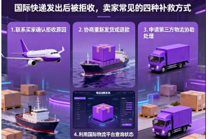國際快遞發出后被拒收，賣家常見的四種補救方式