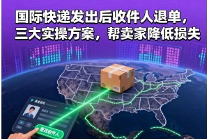 國際快遞發出后收件人退單，三大實操方案，幫賣家降低損失