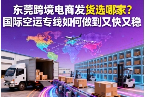 東莞跨境電商發(fā)貨選哪家？國際空運(yùn)專線如何做到又快又穩(wěn)