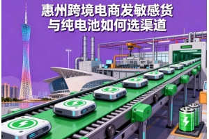 惠州跨境電商發(fā)敏感貨與純電池如何選渠道