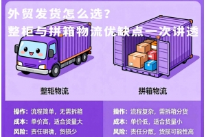 外貿(mào)發(fā)貨怎么選？整柜與拼箱物流優(yōu)缺點(diǎn)一次講透