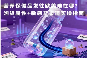 營養(yǎng)保健品發(fā)往歐美難在哪？泡貨屬性+敏感貨渠道實操指南